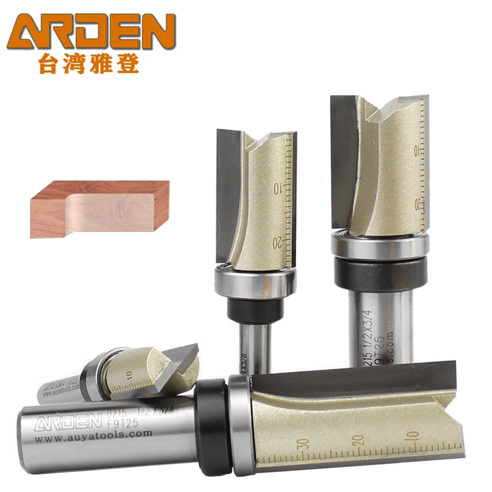 Woodworking Quotes - ARDEN 2F Straight Bit with Bearing