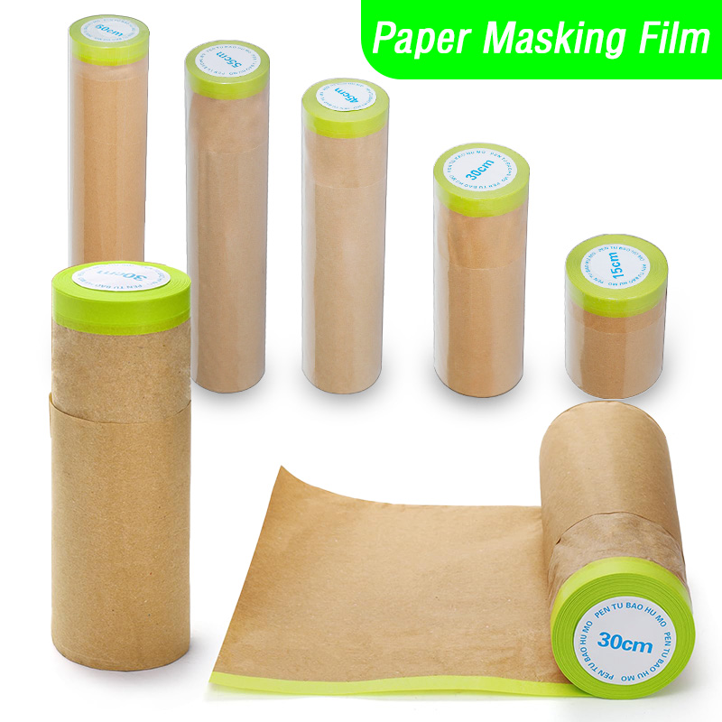 Woodworking Veneer - Kraft Paper Masking Film Dustproof Paint