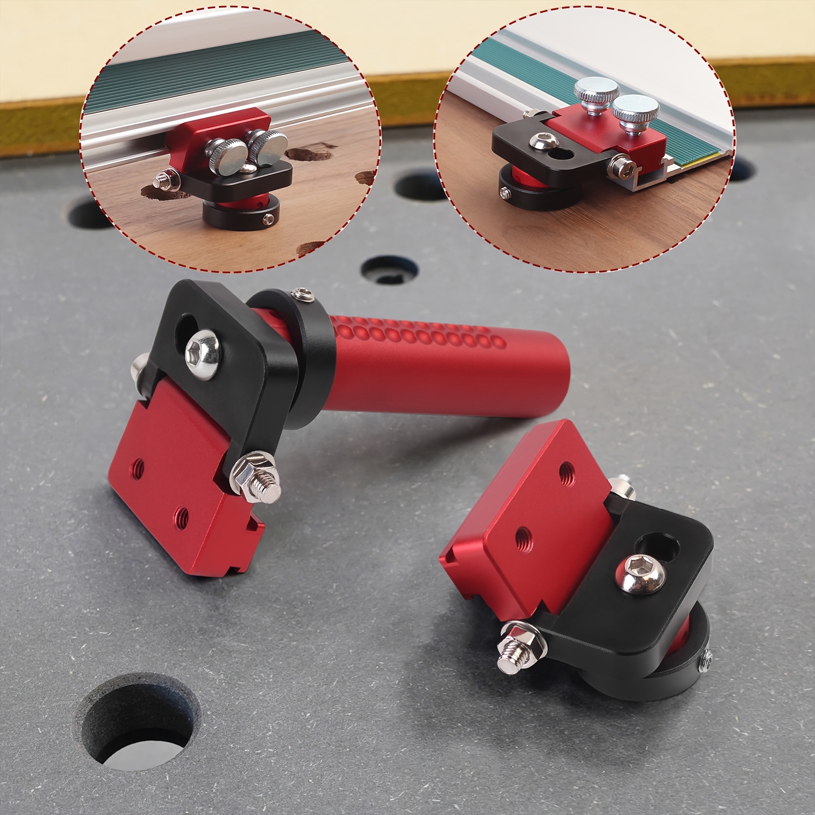 Woodworking Edge Trimmer - 1/2Pcs Carpenter Workbench Hinge Dogs -