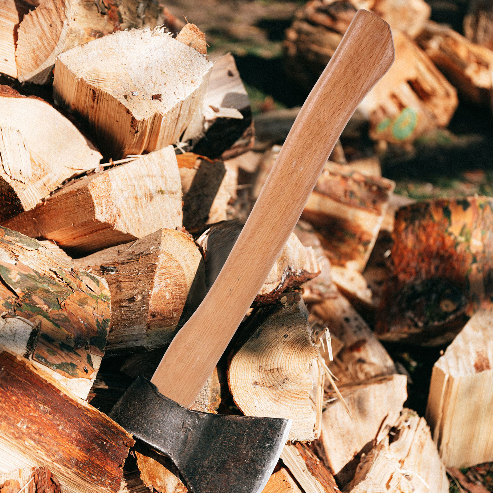 Woodworking Terms - Beech Axe H 43cm Wooden Replacement
