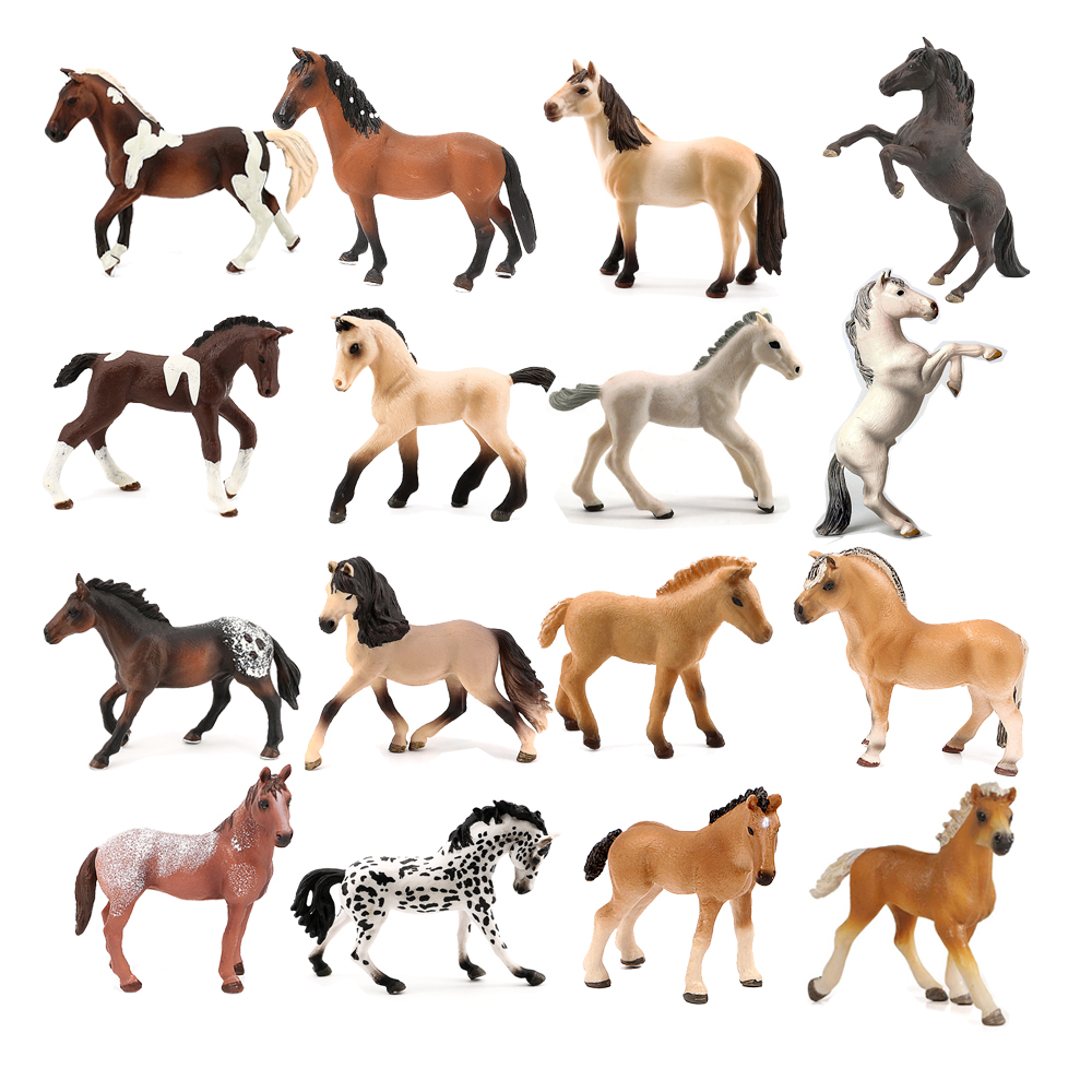 Woodworking Horse - Horse Figurine Plastic Farm Animals Toy