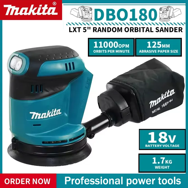 Woodworking Tool Stores - Makita DBO180Z 18V Brushless Cordless Rechargeable