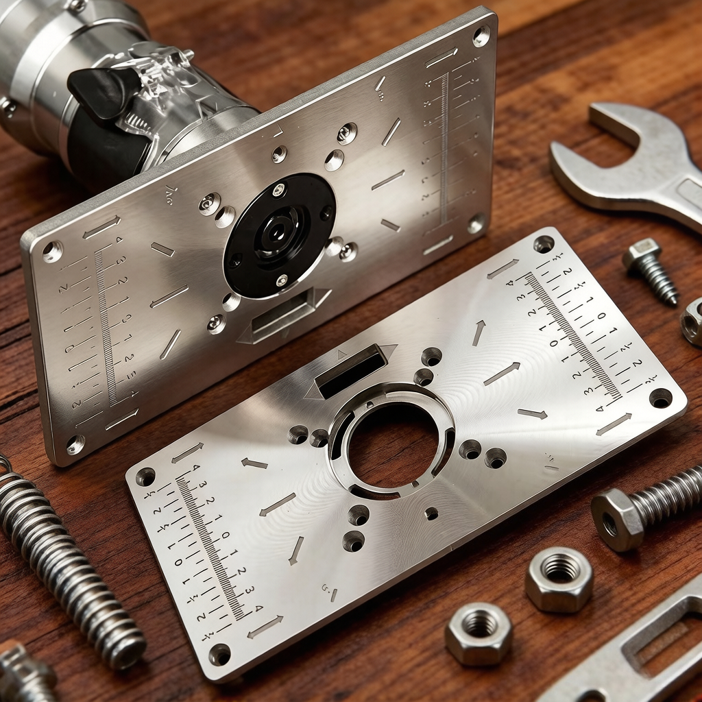 Woodworking Ai - Router Table Insert Plate - Aluminum