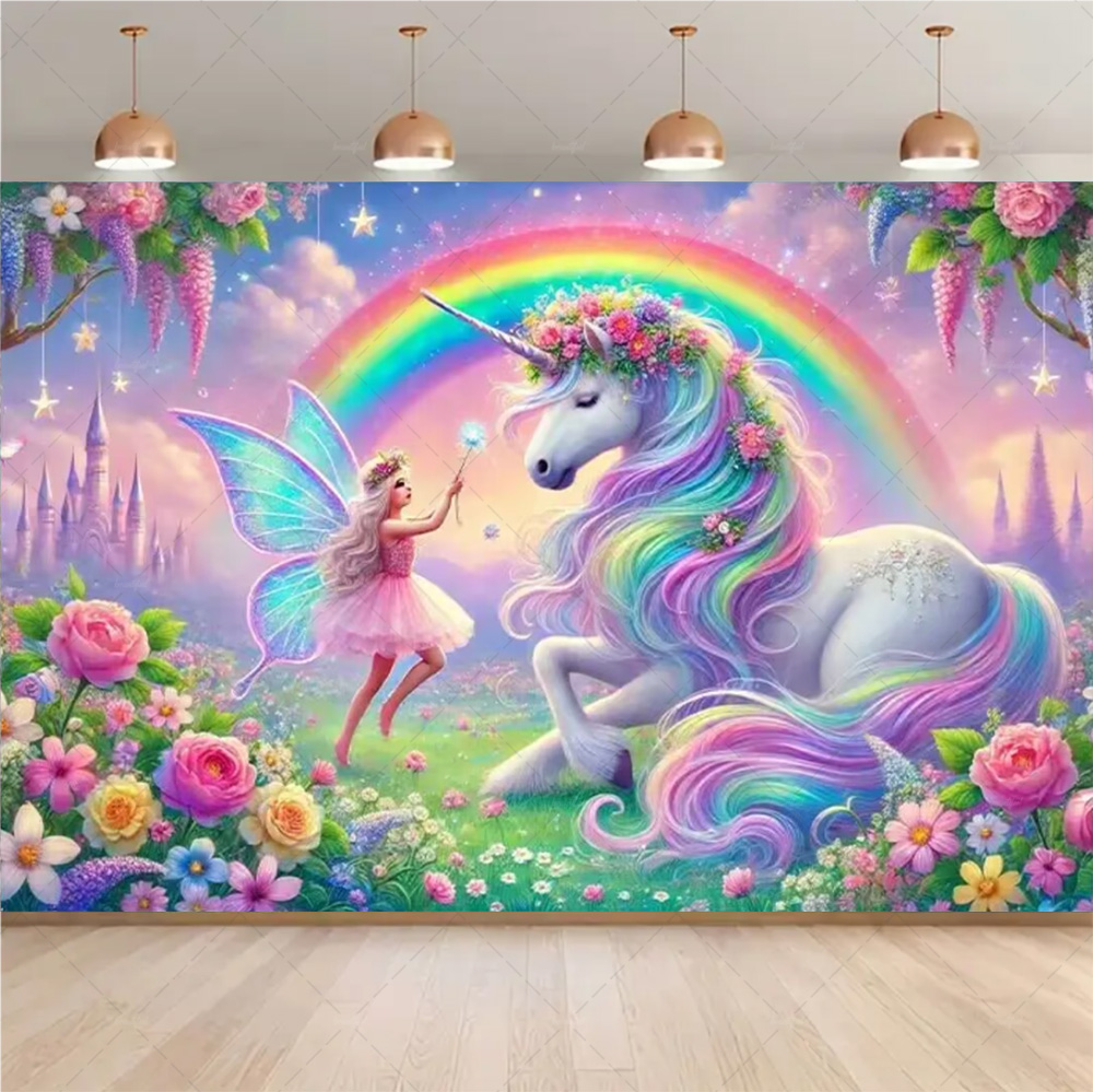Pink 3D Magical Unicorn and Fa - Woodworking Horse 리뷰 및 가격
