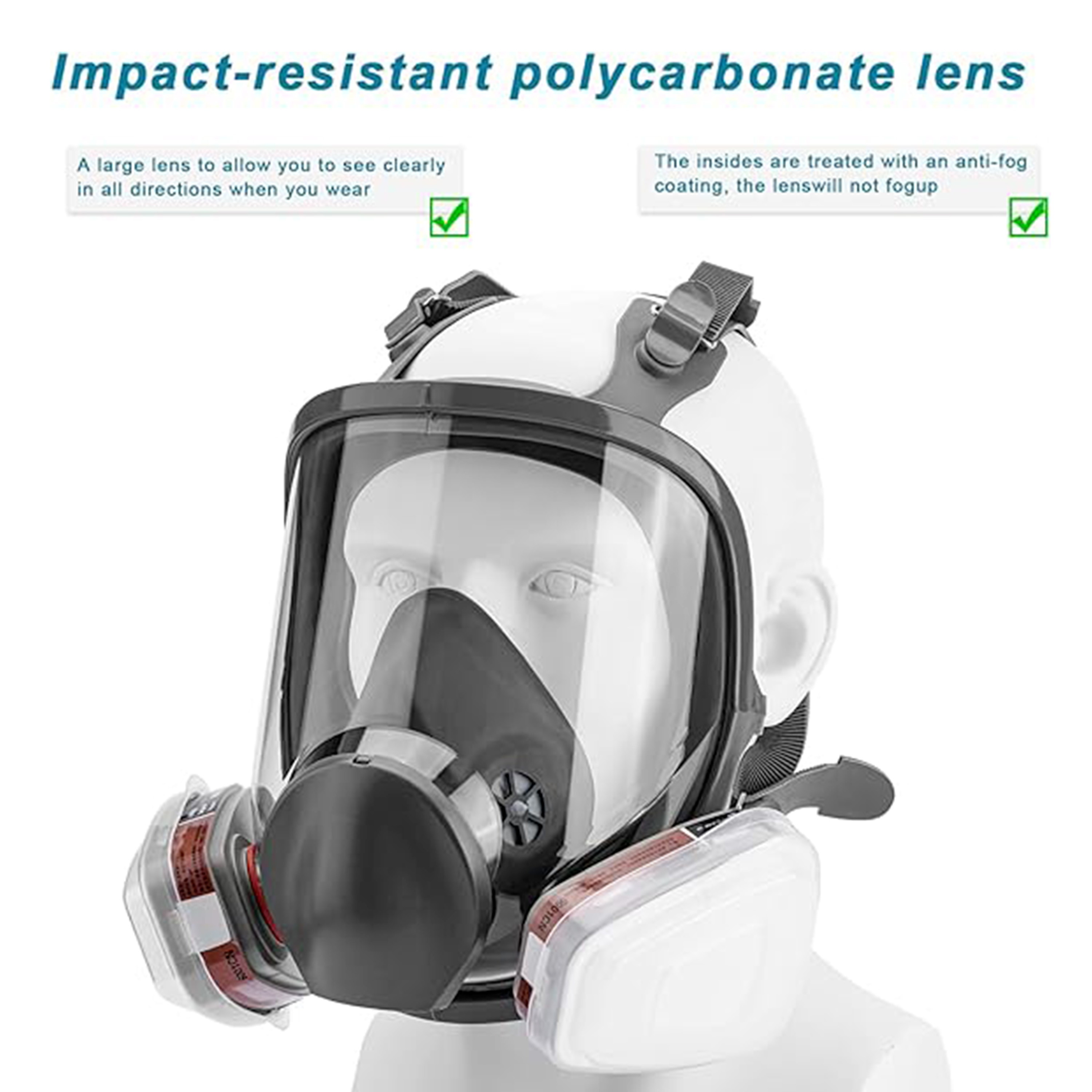15-IN-1 6800 Gas Mask Full Fac - Woodworking Respirator 리뷰 및 가격