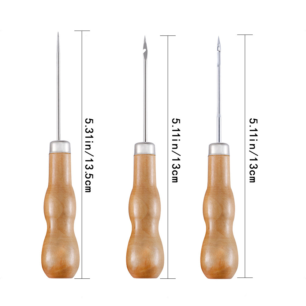 Leather Awl Wood Handle Awls S - Woodworking Tool Stores 리뷰 및 가격
