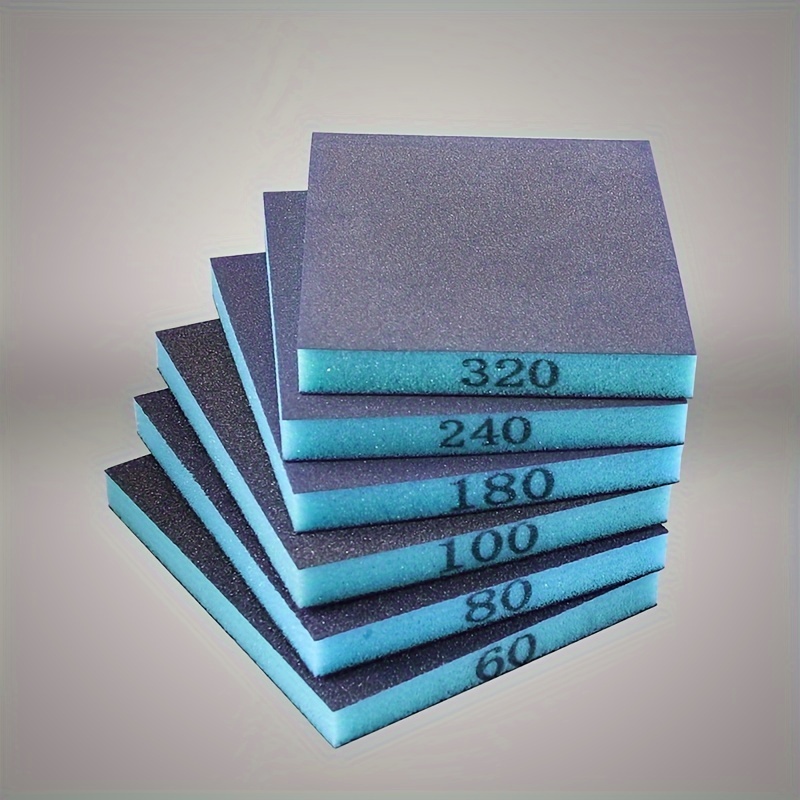 6 Sanding Sponges, Washable an - Woodworking Veneer 리뷰 및 가격