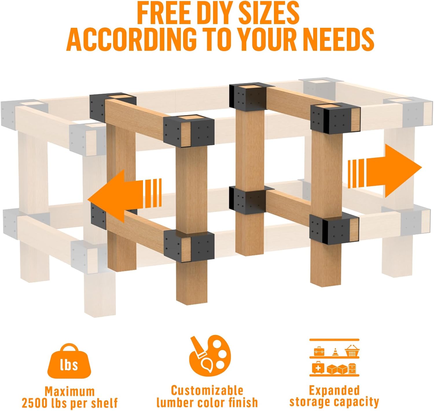 Steel 3 Way Bracket Kit Workbe - Lumber Woodworking 리뷰 및 가격