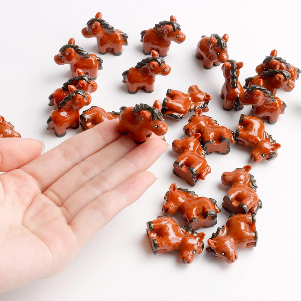 2/5pcs Mini Resin Horse Miniat - Woodworking Horse 리뷰 및 가격