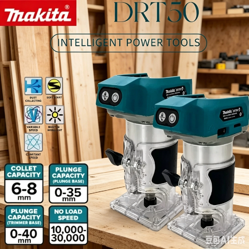 Makita DRT50 18V LXT Brushless - Woodworking Edge Trimmer 리뷰 및 가격