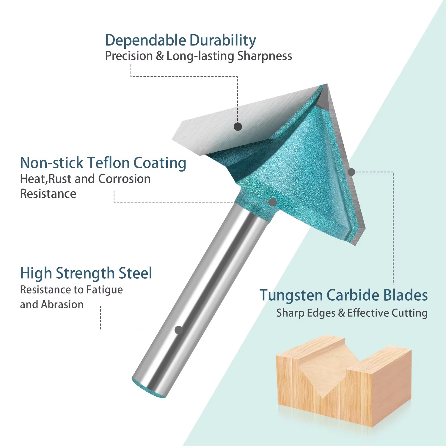 6mm V Bit CNC Solid Carbide En - Woodworking Nc 리뷰 및 가격