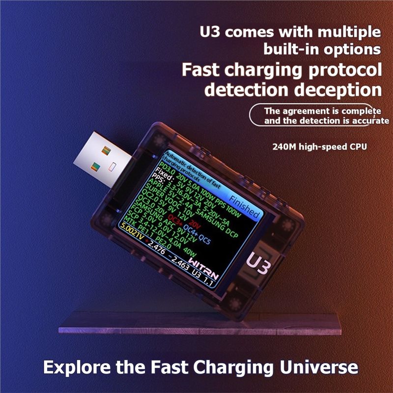 ABUI-USB Tester U3 3.1 PD Deco - Woodworking Qc 리뷰 및 가격