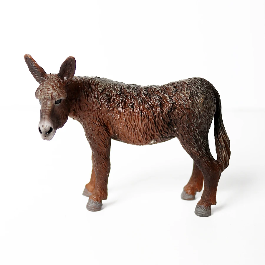Donkey Model Toy Animals Figur - Woodworking Horse 리뷰 및 가격