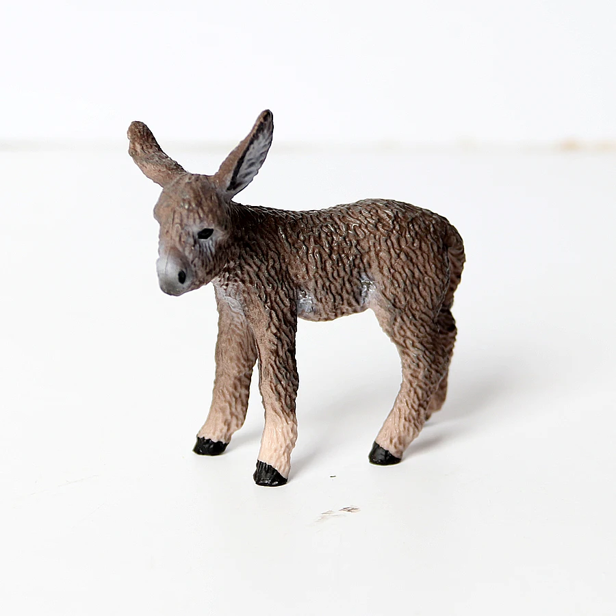 Donkey Model Toy Animals Figur - Woodworking Horse 리뷰 및 가격
