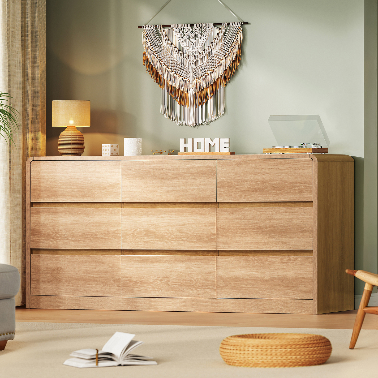 9 Drawer Dresser for Bedroom,  - Woodworking Veneer 리뷰 및 가격