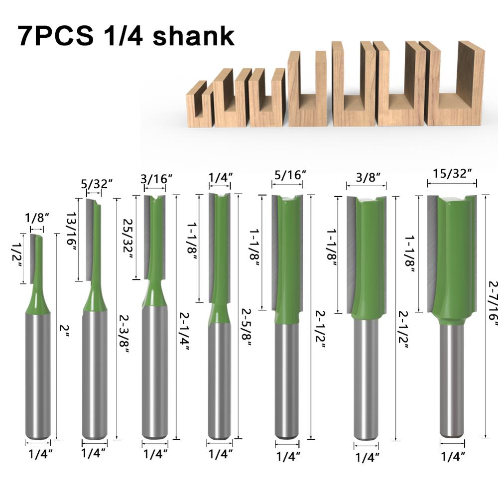 1-7pcs 6mm 1/4 inch Shank Sing - Woodworking Nc 리뷰 및 가격