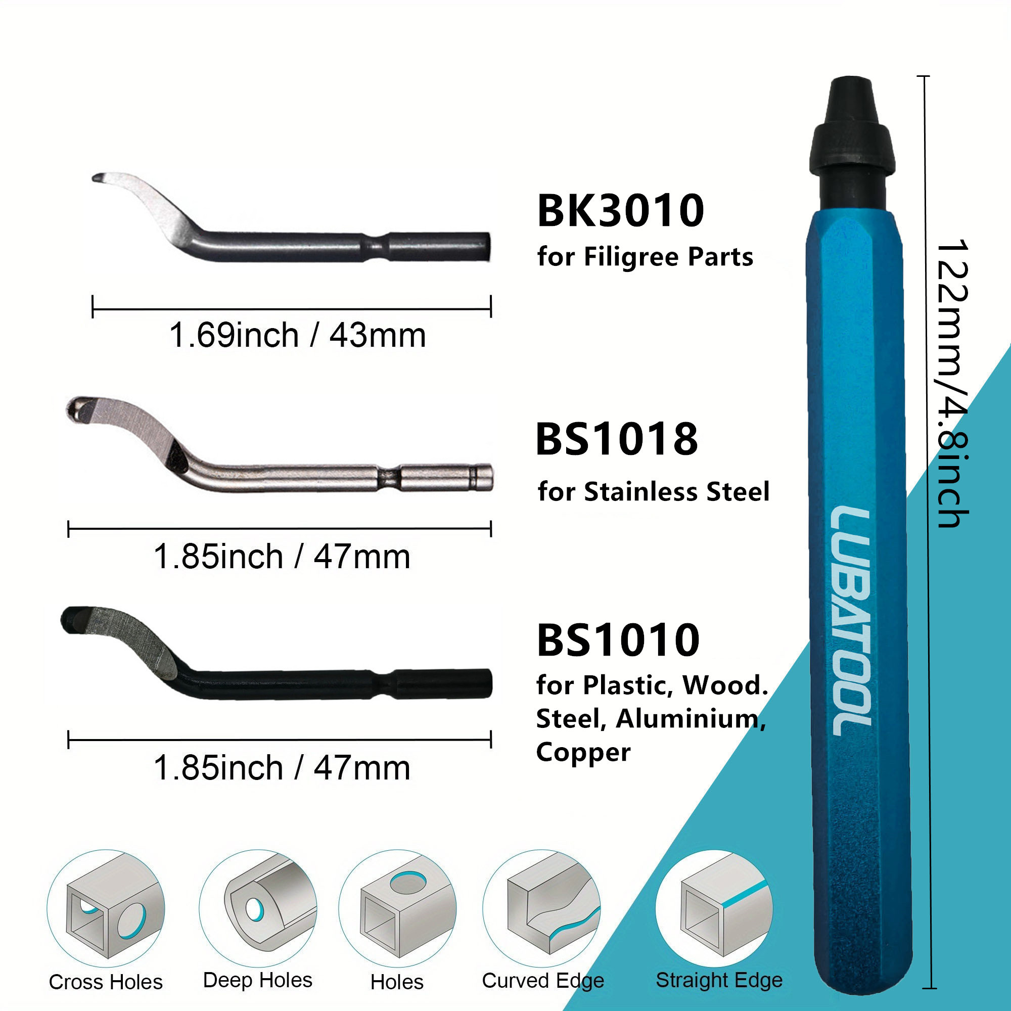 LUBATOOL Deburring Tool with 1 - Woodworking Nc 리뷰 및 가격