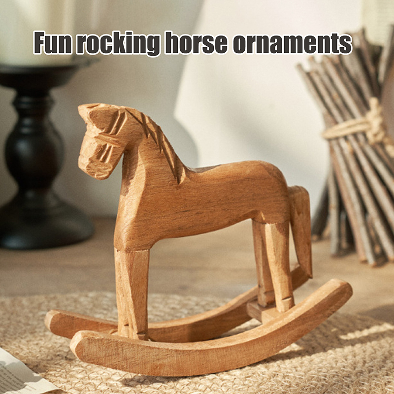 1Pcs Wooden Crafts Rocking Hor - Woodworking Horse 리뷰 및 가격