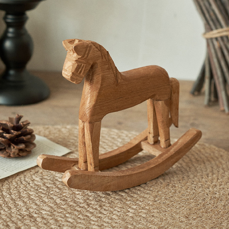 1Pcs Wooden Crafts Rocking Hor - Woodworking Horse 리뷰 및 가격