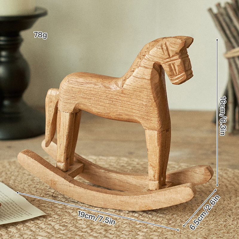 1Pcs Wooden Crafts Rocking Hor - Woodworking Horse 리뷰 및 가격