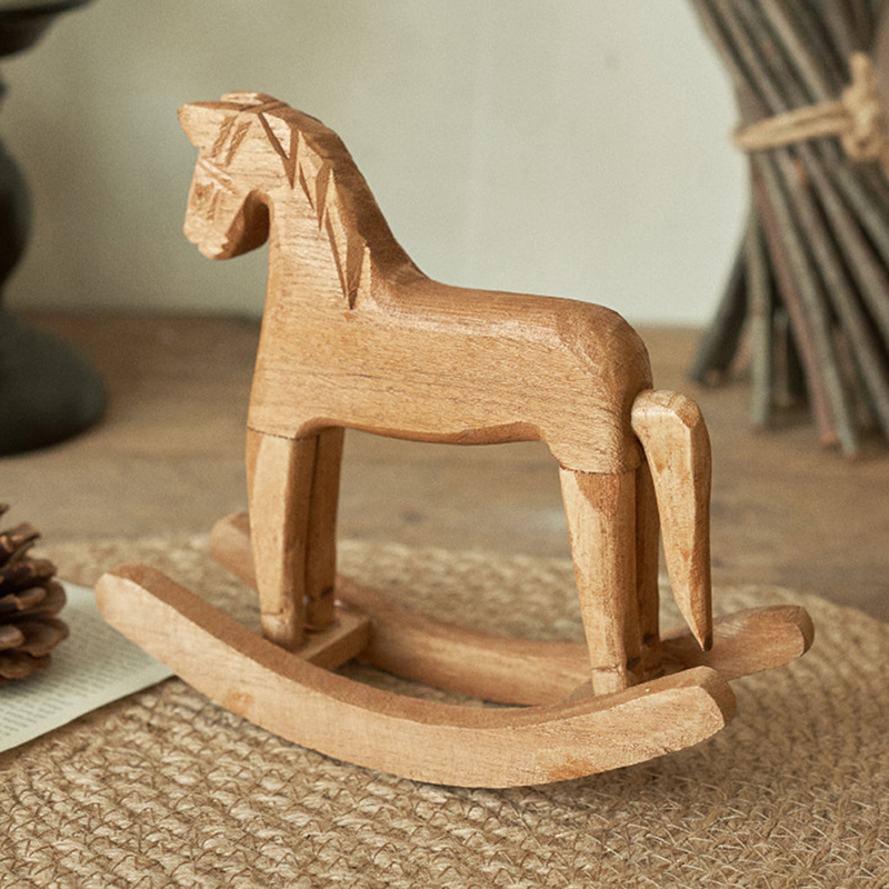 1Pcs Wooden Crafts Rocking Hor - Woodworking Horse 리뷰 및 가격