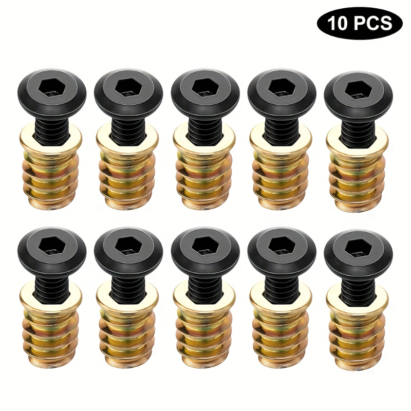 10PCS Nut Threaded Inserts Com - Woodworking Tool Stores 리뷰 및 가격