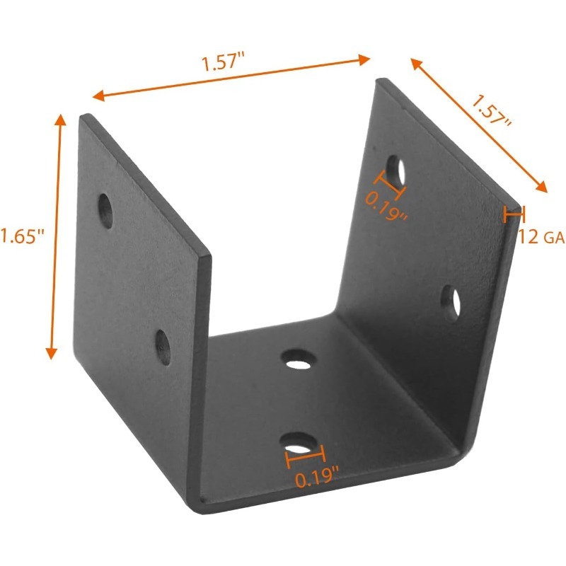 1/4PCS Black U Shaped Metal Br - Lumber Woodworking 리뷰 및 가격