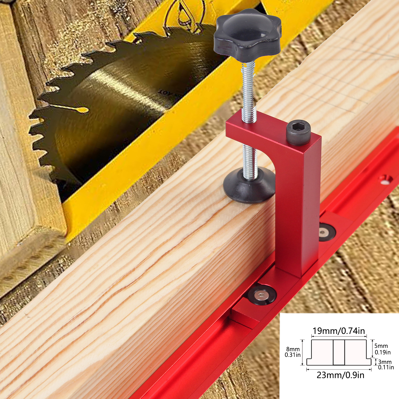 1Pc For 30/45 type T-Track Fix - Woodworking Bandsaw 리뷰 및 가격