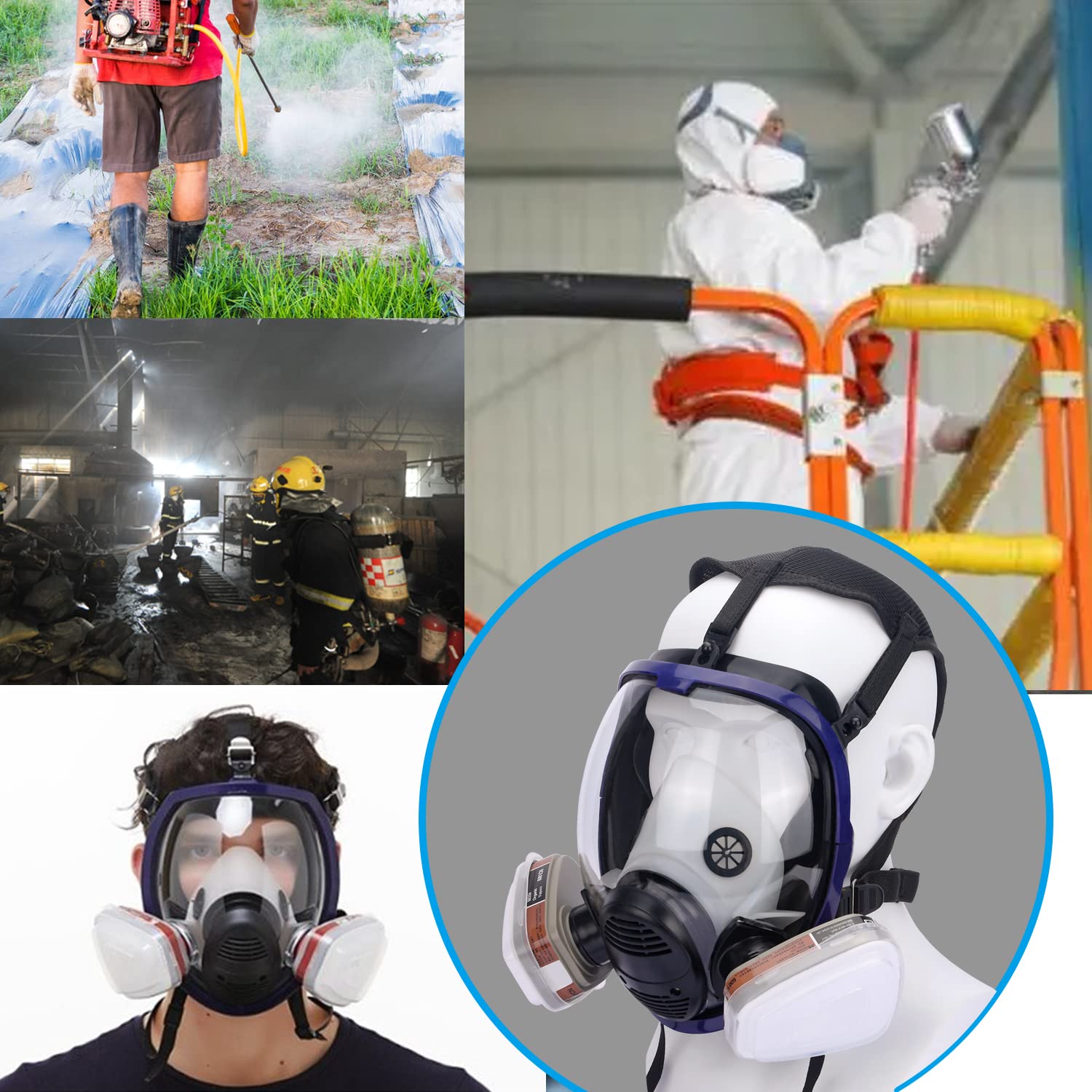 27 In 1 Full Face Large Size R - Woodworking Respirator 리뷰 및 가격