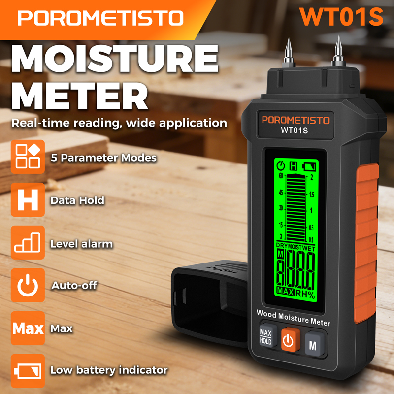 WT01S Two Pins Wood Humidity T - Lumber Woodworking 리뷰 및 가격
