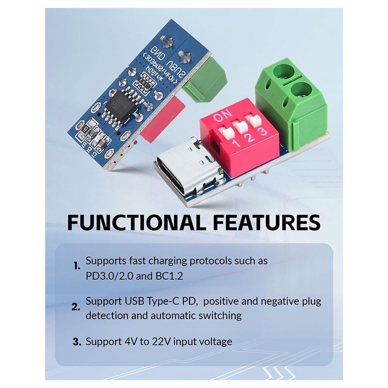 A84X-USB-C PD Trigger Board Mo - Woodworking Qc 리뷰 및 가격