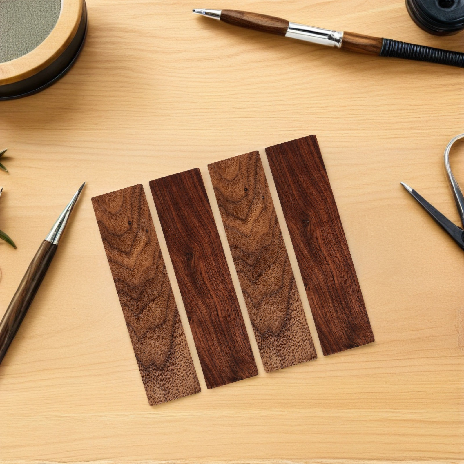 4Pcs Thickened Walnut Hardwood - Lumber Woodworking 리뷰 및 가격