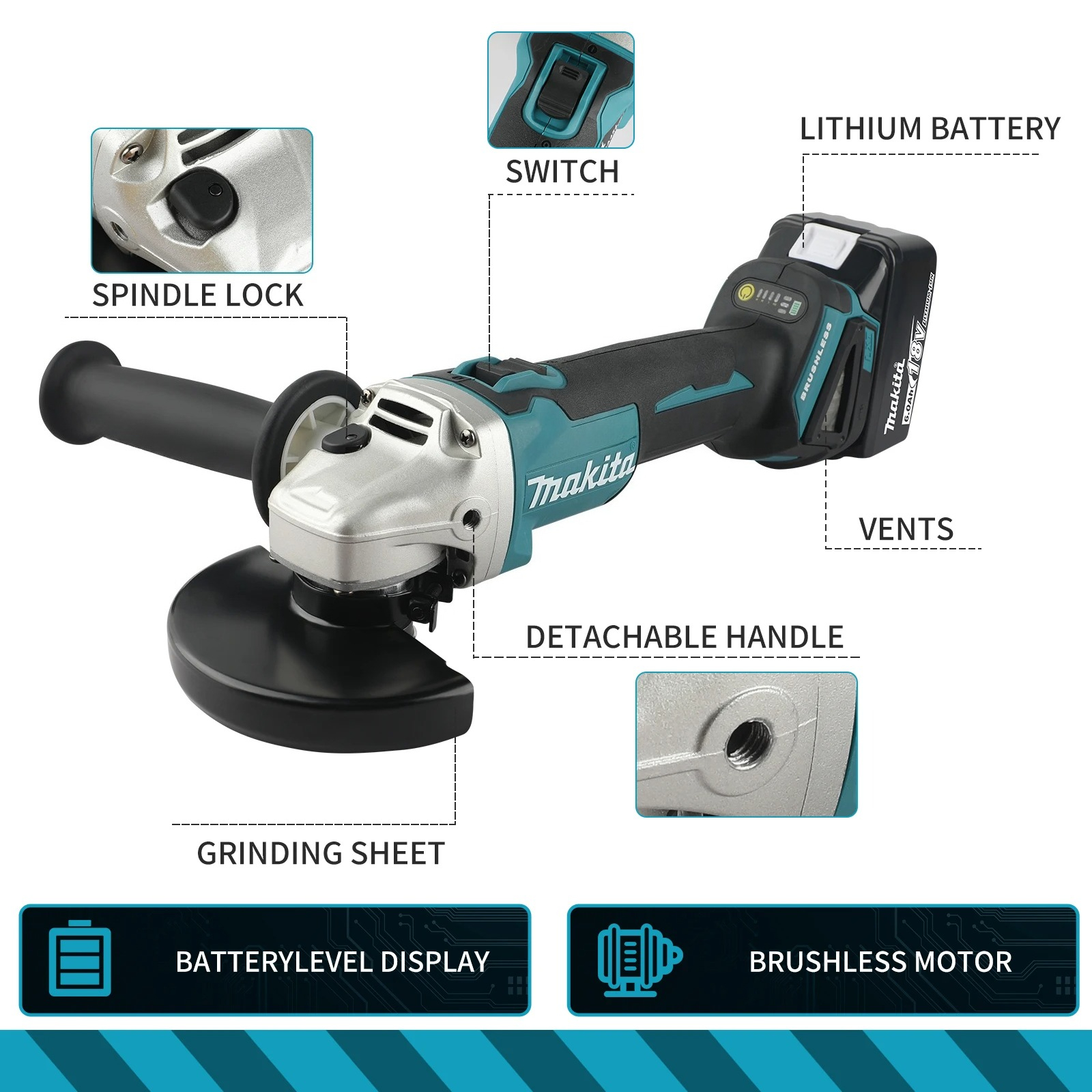 Makita Brushless DGA404 100MM  - Woodworking Ai 리뷰 및 가격
